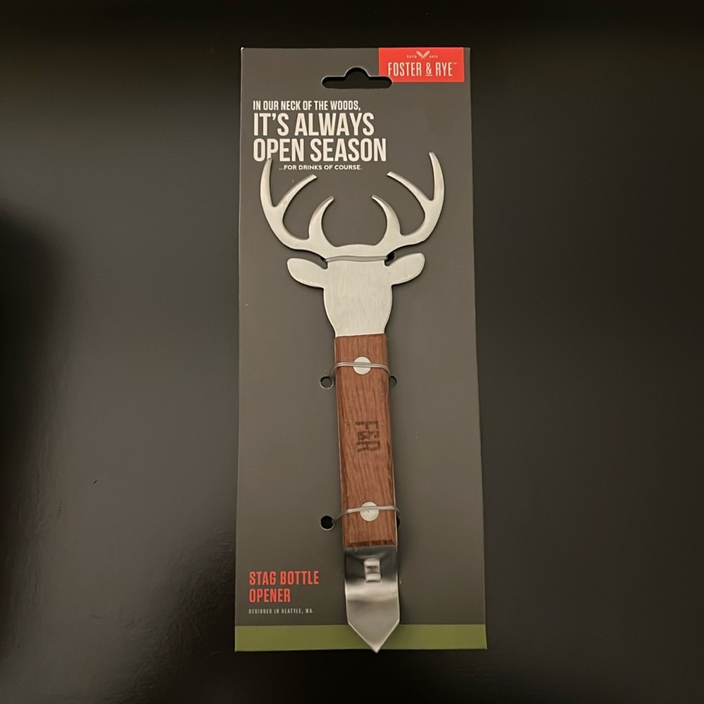 Foster & Rye Stag Bottle Opener
